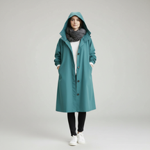 Trench Coat Feminino Impermeável | Casaco de Inverno