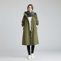 Trench Coat Feminino Impermeável | Casaco de Inverno