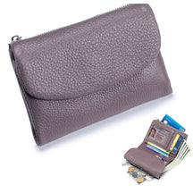 Carteira Feminina com RFID, Porta-cartões Slim e Porta-moedas