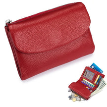Carteira Feminina com RFID, Porta-cartões Slim e Porta-moedas