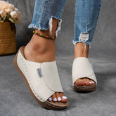 Sandálias Anabela Espadrille Femininas | Sandálias