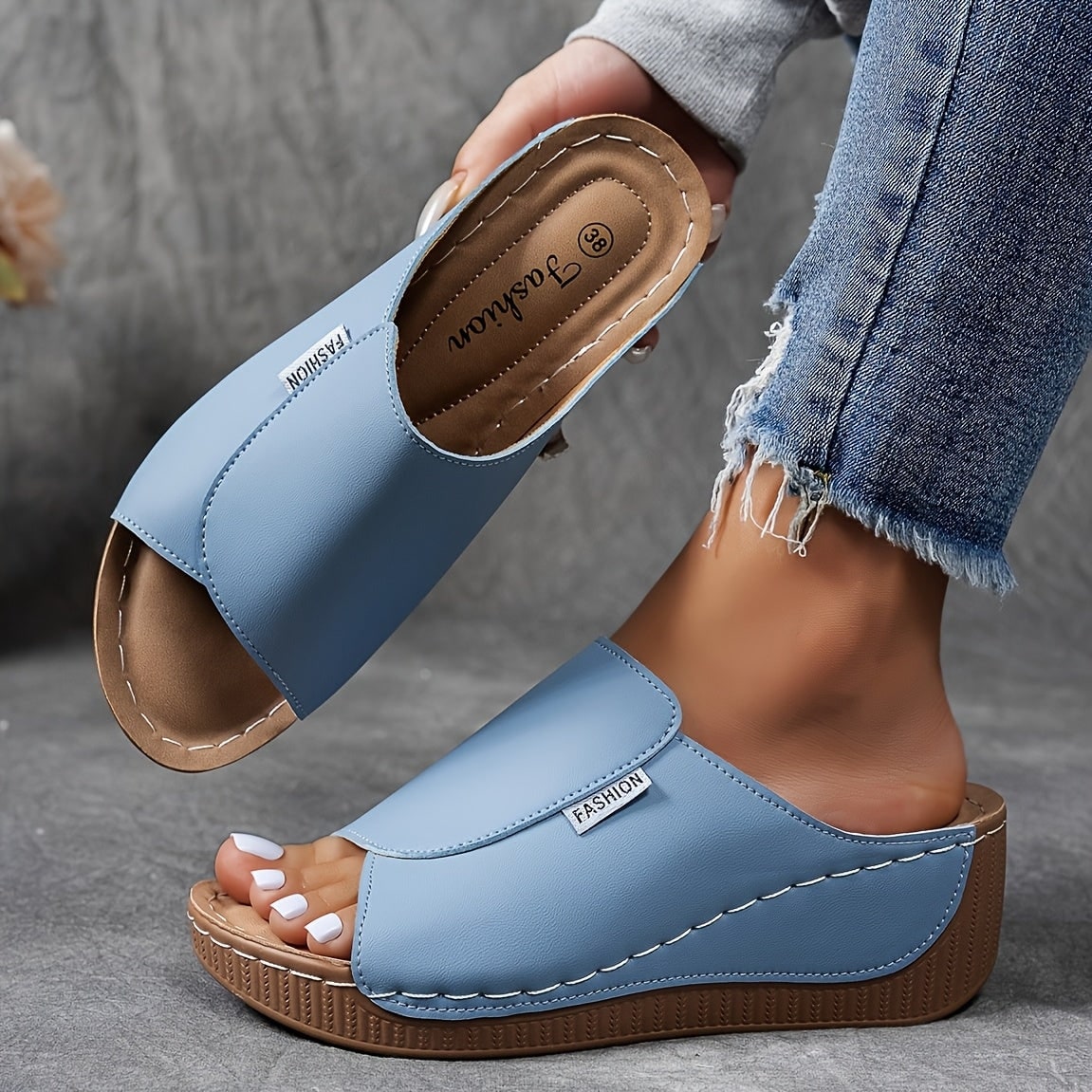 Sandálias Anabela Espadrille Femininas | Sandálias