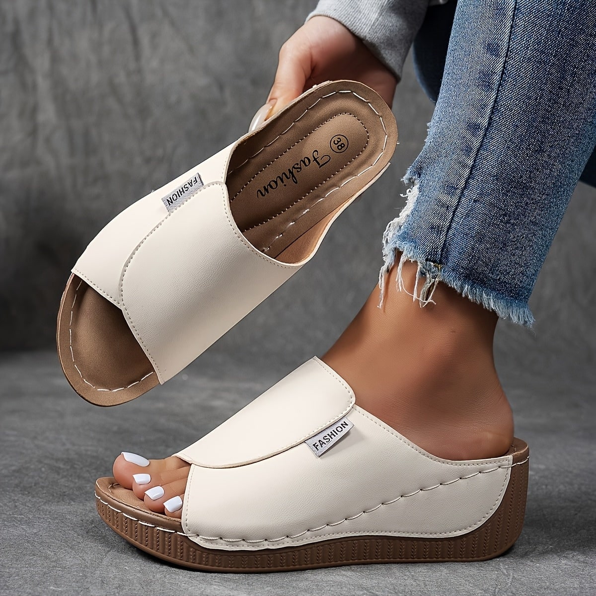 Sandálias Anabela Espadrille Femininas | Sandálias