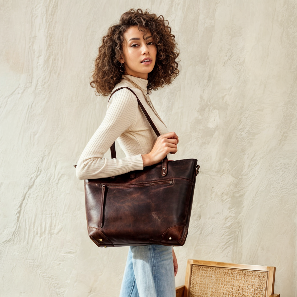Bolsa Tote Feminina Grande com Zíper