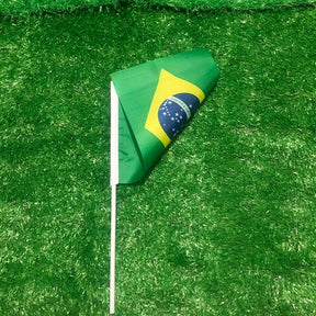 World Cup Brazil Flag Hand Waving Mini Party