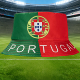 Chapéu Bucket de Copa do Mundo Reversível de Tela Dobrável