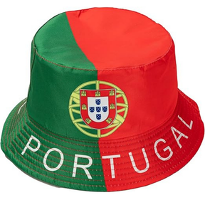 Chapéu Bucket de Copa do Mundo Reversível de Tela Dobrável