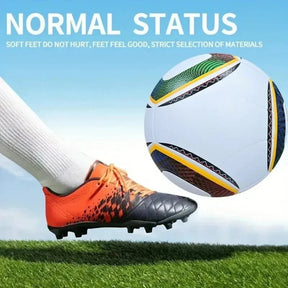 Bola de Futebol Tamanho 5 Durável em PU para Treinos e Partidas ao Ar Livre